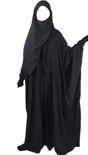 Abaya narjiss noir 1
